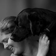 Owner and handler Sophie Wellum-Mayes and Hope
