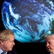 COP26 will give the UK an opportunity a chance to be a leader on the global stage against climate change — and could bolster East Anglia's green credentials. Pictured: Prime Minister Boris Johnson (left) and Sir David Attenborough.