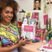 Artist Lily Hammond has created a colouring book highlighting inspirational women of colour