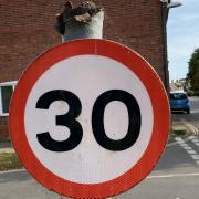 Rusted and broken - it's a similar story for many of Suffolk's road signs