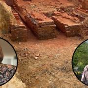 Both Joan Miller, chairwoman of East Bergholt Parish Council, and district councillor for East Bergholt, John Hinton, are fighting to persevere the 19th century kiln discovered near John Constable's home.