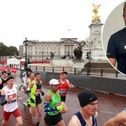 Alex Farrow (inset) will be running this year's London marathon to raise awareness of Luke Durbin's disappearance and money for the Missing People charity