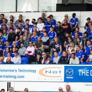 Ipswich Town fans pictured during the pre-season friendly with Millwall
