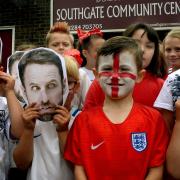 Children showing their admiration for Gareth Southgate during the 2018 World Cup (file photo)