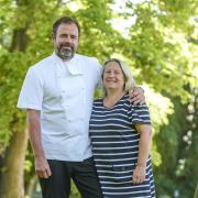 The restaurant at Chris and Hayley Lee's  hotel, The Bildeston Crown is one of only two spots in Suffolk to have been awarded three AA Rosettes in 2021
