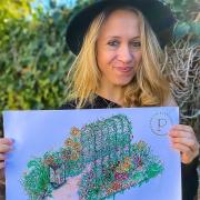 Instagram star Lucy Hutchings is set to showcase her garden at the RHS festival in July
