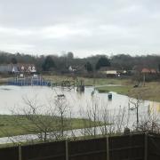 Chloe Kearney says the floods are getting ever closer to her property