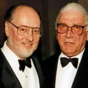 John Williams and Jerry Goldsmith, two of Hollywood's greatest composers, whose work is being celebrated by a special online event hosted by Ipswich Film Theatre
