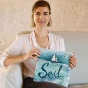 Dorien Brouwers from Eye with her new picture book Sail