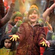 Crowds of people enjoyed themselves at the Holi Festival  Picture: SARAH LUCY BROWN