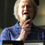 Wetherspoons Chairman Tim Martin speaks at The Cricketers in Ipswich