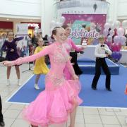 Buttermarket Shopping Centre, Ipswich, celebrates 25th anniversary with Ipswich School of Dance performance. Picture: NIGE BROWN
