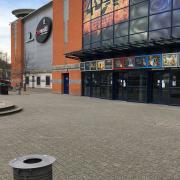 The space outside Cineworld in Ipswich where Starbucks is planning to set up outdoor tables and chairs for its coffee shop. Picture: Jason Noble