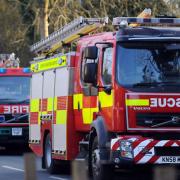 Suffolk fire crews were called out on Friday afternoon.