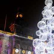 Christmas lights in Ipswich