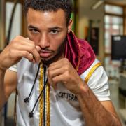 Boxer Reece Catermole in the University of Suffolk Sports Science Hub Laboratory. Picture: PAVEL KRICKA