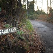 Purdis farm Lane and Bucklesham Road area of Ipswich.  The secluded entrance to Purdis Farm Lane  Picture by Jerry Turner