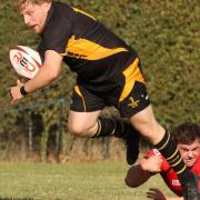 Luke Wade in action for Southwold in their narrow defeat to South Woodham Ferrers. Picture: LINDA CAYLEY