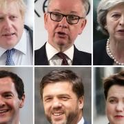 Clockwise from top left: Boris Johnson, Michael Gove, Theresa May, Ruth Davidson, Stephen Crabb and George Osborne, potential new leaders of the Conservative Party. Photo: PA/PA Wire