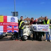 Ipswich Cog-9 is a club for scooter enthusiasts that holds a charity ride out every Easter bank holiday