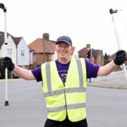 Andy Blacker has completed a 250 mile walk, raising more than £9,000 for various charities, including EACH. Picture: CHARLOTTE BOND