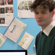 Dominic Stuart won a competition with his animation about Suffolk New College