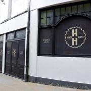 Signage for the new Honey + Harvey which is set to open in Queen Street, Ipswich