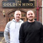 Ryan and Darren Scott, landlords of The Golden Hind pub in Ipswich