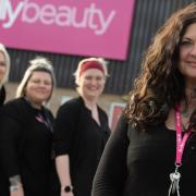 Manager Helen Woiwod and the team at Sally Beauty in Goddard Road, Ipswich