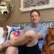 John Manning celebrates 10 years of his furniture shop the House in Town in St Peter's Street, Ipswich