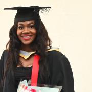 Lotachi Ekwunife graduated from the University of Suffolk