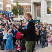 Ed Sheeran's surprise gig in Ipswich town centre will feature in his new documentary