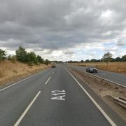 Motorcyclist in hospital after crash with car on A12 outside Ipswich