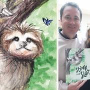 Kesgrave primary teacher teams up with wife to publish footballing sloth story