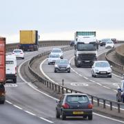 A temporary speed limit will remain in place on the Orwell Bridge for at least two weeks