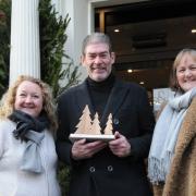 Simon Blowers (centre), Cathy Frost (right) and Zoe Woods, owner of Crafty Baba and co-director of The Saints group