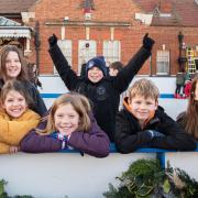 Felixstowe's festive celebrations have been popular this year, increasing footfall in the town. Scarlet, Eloise, Poppy, Theo, Megan and Elis.