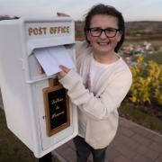 A Kesgrave mum is hoping that 'post boxes to heaven' can be installed in Ipswich churchyards and cemeteries. She was inspired by the efforts of nine-year-old Matilda Handy from Nottingham. Credit: SWNS