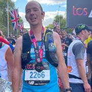 Mark Chalklen, a Kesgrave dad-of-three, is preparing for three marathons in a year. Credit: EACH