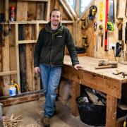 An Ipswich woodcraft expert is putting sustainability at the heart of his business and hopes to preserve the natural world for generations to come.