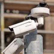 A Hikvision camera outside Endeavour House in Ipswich. Picture: East Anglia News Service
