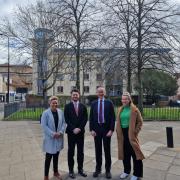 Bill Esterson, the shadow minister of business and industrial strategy, visited Ipswich on Monday. Credit: Ipswich Labour