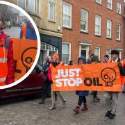 'It's a death sentence' - Just Stop Oil protest takes place in Ipswich town centre