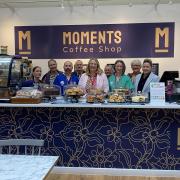 St Elizabeth Hospice, Moments café opens in Ipswich Town Hall.