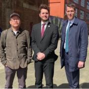 Matthew Pennycook, the shadow minister for housing and planning, met with Alex Dickin of Cardinal Lofts, Ross Bonna of St Francis Tower, and Jack Abbott, Labour and Co-operative Parliamentary Candidate for Ipswich, Ipswich Labour
