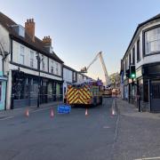 Upper Orwell Street has been closed