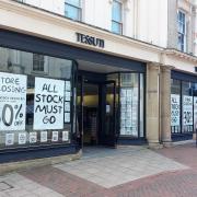 Tessuti is leaving its customers in no doubt that it is leaving Ipswich.