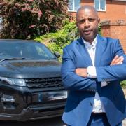 Ipswich man Ronnie Mauge with his Range Rover