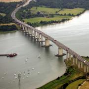 Extra stock will be available for repairs to the Orwell Bridge central barriers