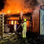 A neighbour has described the moment he saw the blaze break out